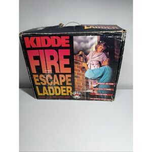 Kiddie Steel Fire Escape Ladder 15 Foot 2 Story Tangle Free Assembled KFE15